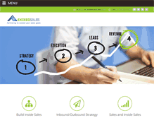 Tablet Screenshot of exceedsales.com